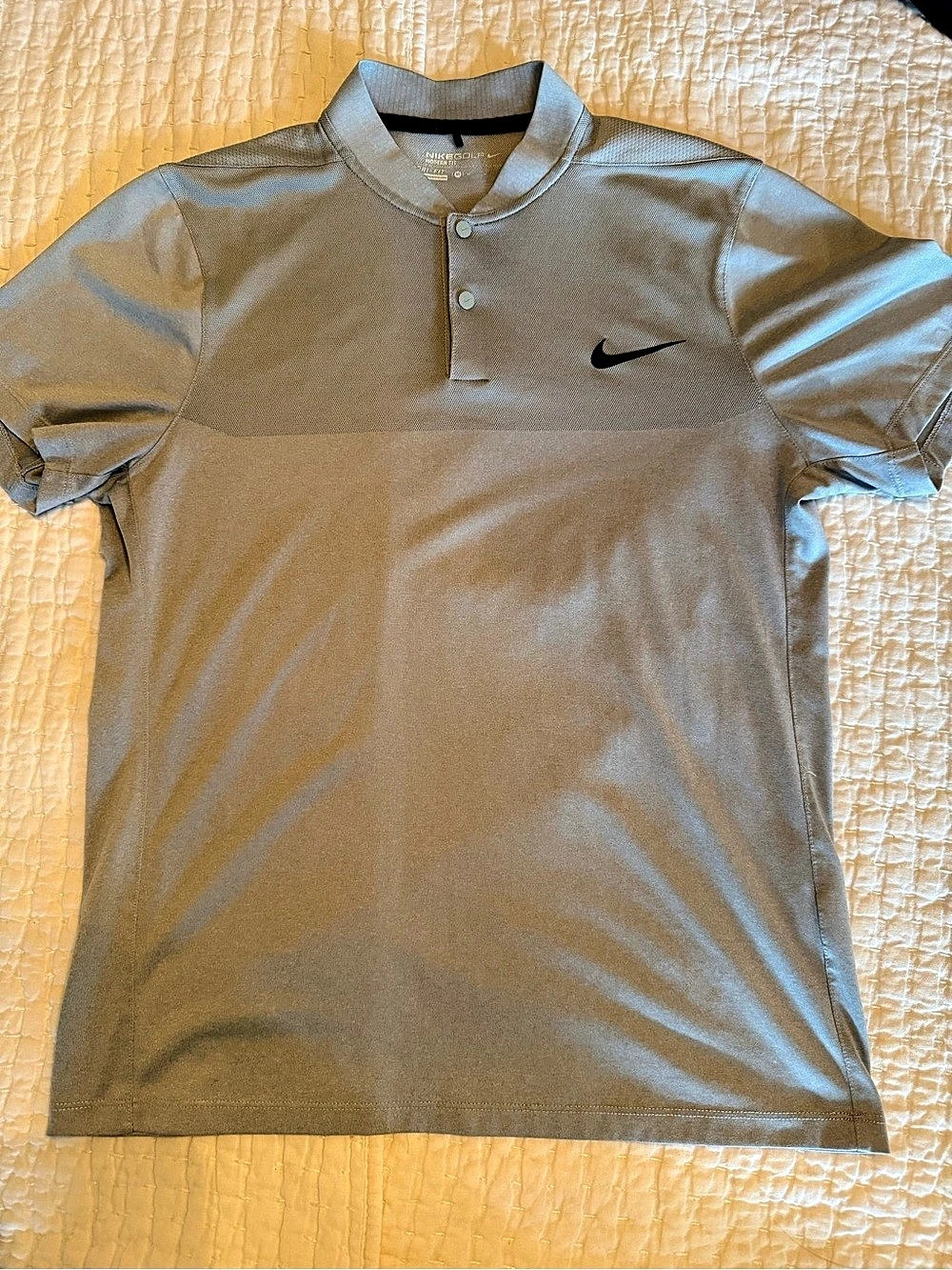 Nike Golf Modern Fit Dri-FIT Polo Men's Gray Size M